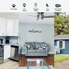 Newly Renovated College Park Home, Yard & Office!