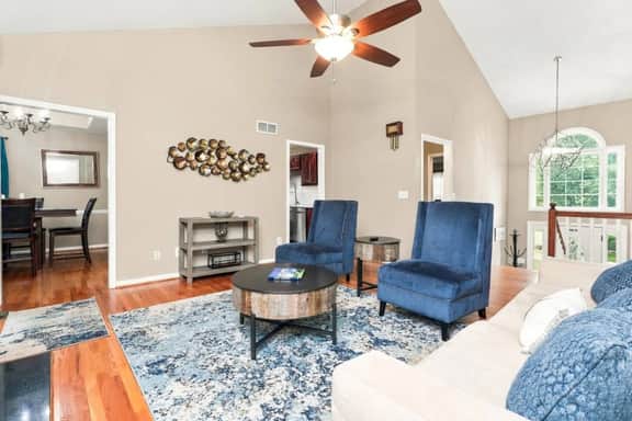 Quiet 4BR, Close to Six Flags, Wi-Fi, Smart TVs - Image 5