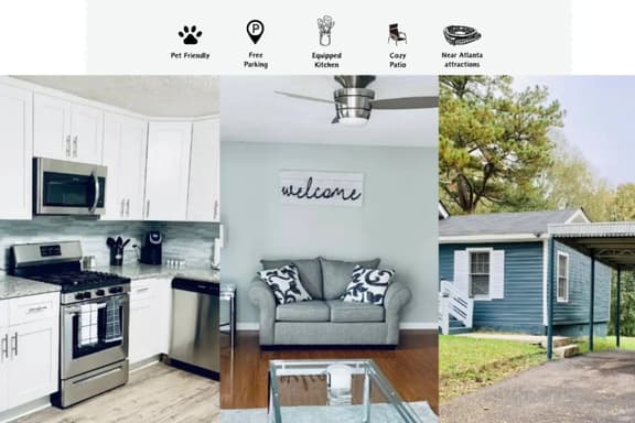Newly Renovated College Park Home, Yard & Office!